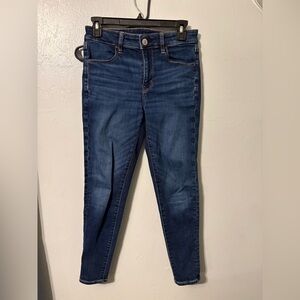 American Eagle Outfitters Dark Blue Skinny Jeans